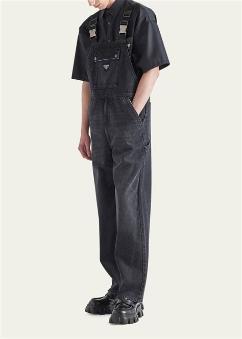 prada overalls men's